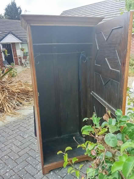 Photo of free Vintage wooden wardrobe (Highbury Vale NG5) #1