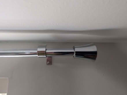 Photo of free Two adjustable chrome curtain poles (Braithwaite CA12) #1
