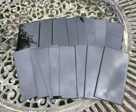 Photo of free 18 x Black Mirror Tiles 10cm x 20cm (Whittlebury NN12) #2