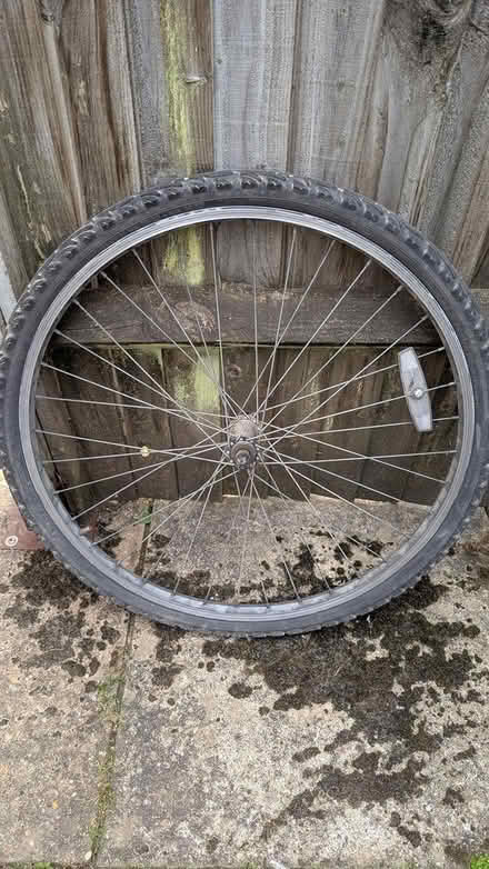 Photo of free Bicycle wheel (Poole bh16) #1