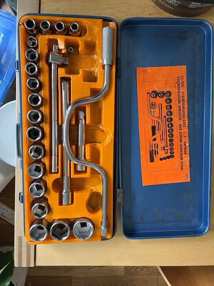 Photo of free Socket set tool box (Caldecott OX14) #1