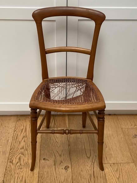 Photo of free Small wicker chair - for repair (South Farnham, GU9) #1