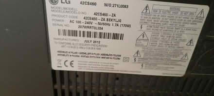 Photo of free LG 42" Tv (Addlestone KT15) #3