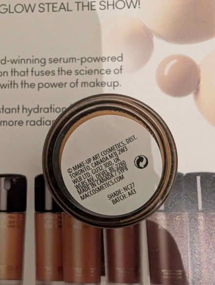 Photo of free MAC Foundation tester shade NC27 (Woodley RG5) #1