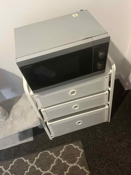 Photo of free Microwave and bedside table (Edinburgh EH4) #1
