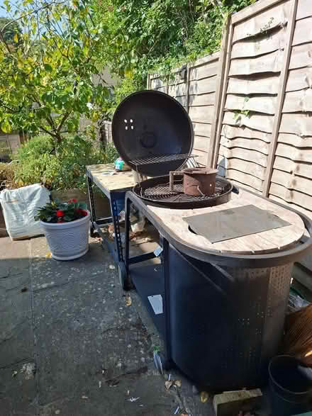 Photo of free Charcoal BBQ on stand (BA2) #3