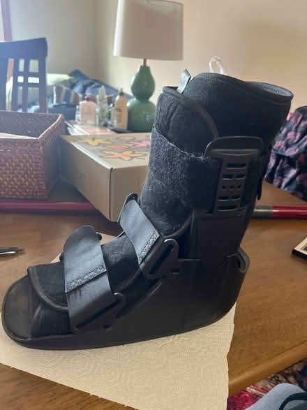 Photo of free Ortho boot AND cane (Bay Ridge) #1