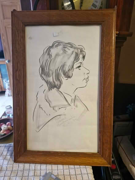 Photo of free Artist sketch in frame (BR1 bickley) #1