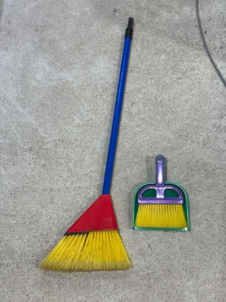 Photo of free Child size broom and dustpan (Lexington) #1