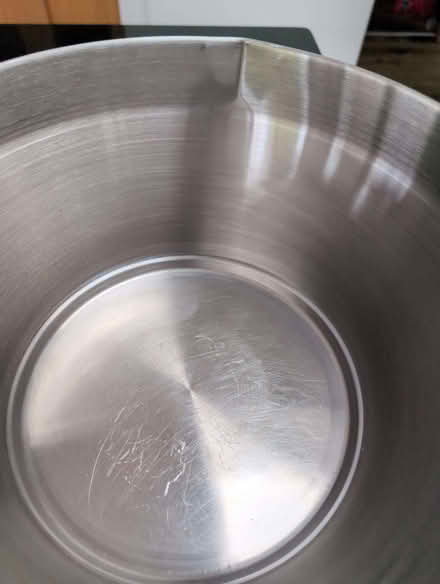 Photo of free A stainless steel preserving pan and some 63mm jam jar lids (Aston SG2) #3