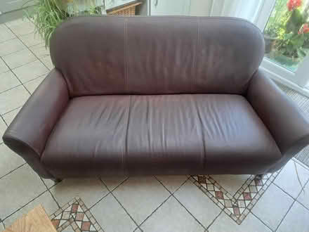 Photo of free 3 seat leather sofa (Cheltenham GL52) #2