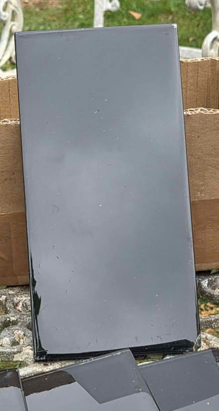 Photo of free 18 x Black Mirror Tiles 10cm x 20cm (Whittlebury NN12) #4