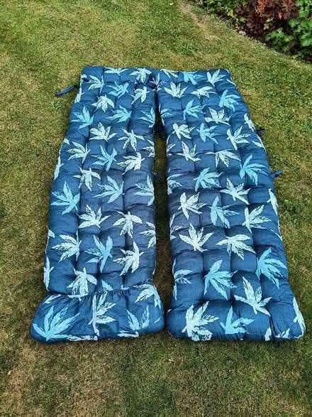 Photo of free Two garden chair cushions (Eastwood G46) #1