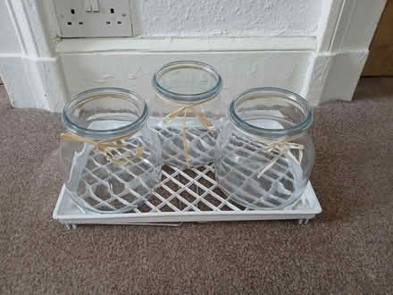 Photo of free Three Large Glass Jars (Lark Lane Area L17) #1