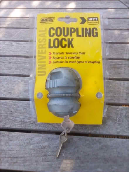 Photo of free Lock for trailer or caravan (Colwall Green WR13) #1