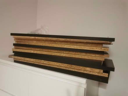 Photo of free Black shelves from bookcase (Steventon OX11) #1