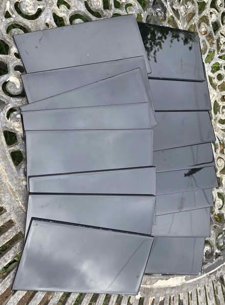 Photo of free 18 x Black Mirror Tiles 10cm x 20cm (Whittlebury NN12) #3