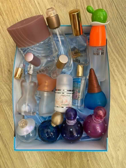 Photo of free 16 empty perfume bottles inc Anais, Fantasy, Monsoon (Abbotswood GL3) #1