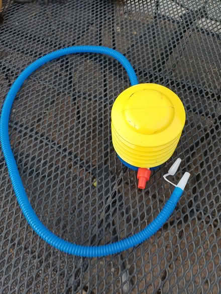 Photo of free Plastic pump for lilos, small.bouncy items! (Moor Park HA6) #1