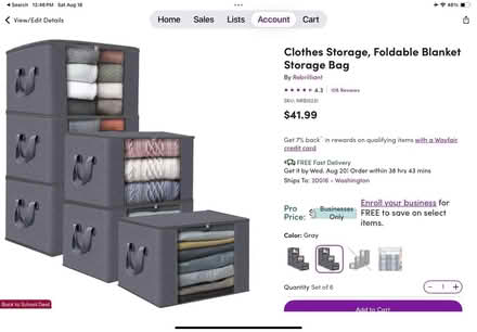 Photo of free 6 blanket bags (Friendship Heights) #1