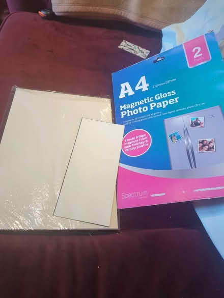 Photo of free Magnetic photo paper & printer film (Sheffield S12) #2