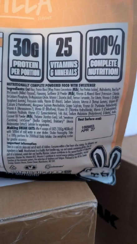 Photo of free Sneak Eats Protein Powder Set (Pouch, Shaker, Whisk) x12 (Dyke Road area BN3) #2