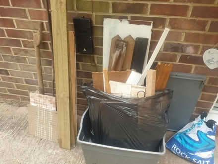 Photo of free Wood and rock salt (Kenley) #1