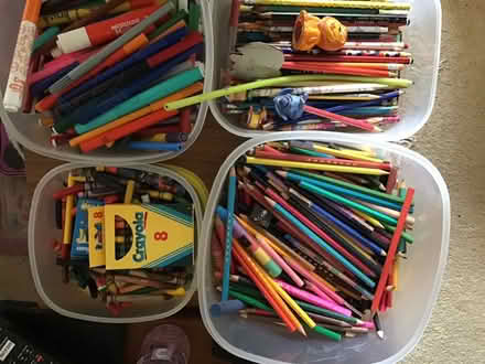 Photo of free Felt pens pencils crayons etc (CV32 lillington) #1