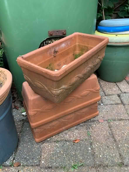 Photo of free Terracotta windowsill planters x 6 (Purbrook PO7) #1
