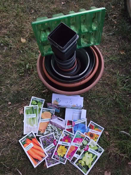 Photo of free Packs of seeds (unopened & opened) & pots (Whittlebury NN12) #4