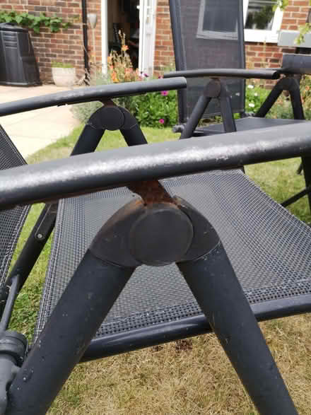 Photo of free Garden table and six chairs (Gosport PO12) #3