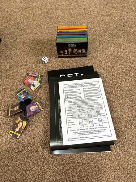 Photo of free CSI the board game (Hackbridge SM5) #2