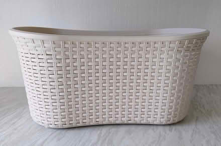 Photo of free Lakeland Ltd White Plastic Laundry Basket (Dunblane FK15) #1