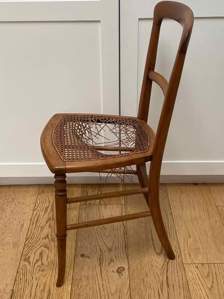 Photo of free Small wicker chair - for repair (South Farnham, GU9) #2