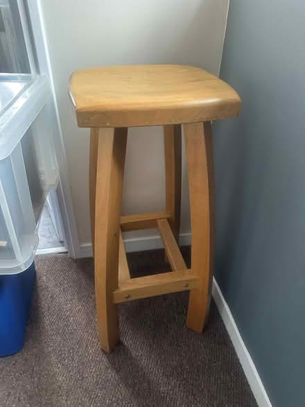 Photo of free Oak bar stool (GU14) #1