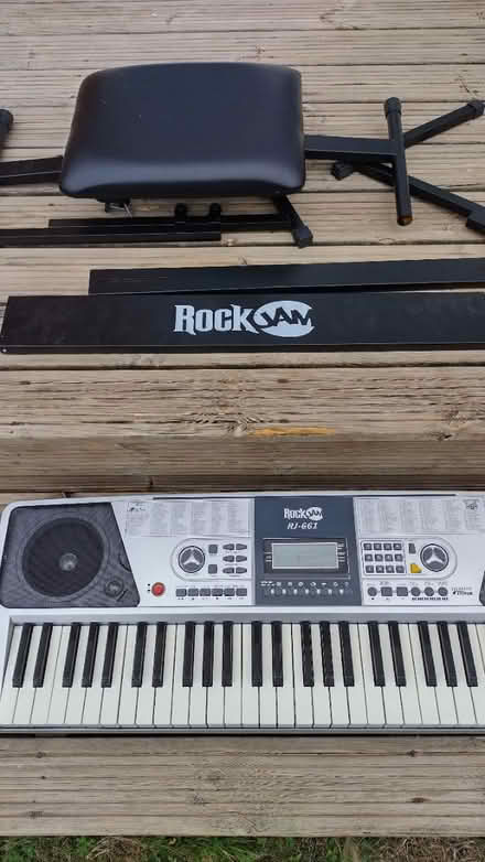 Photo of free Keyboard with stand and seat (Earley, Reading, RG6) #3