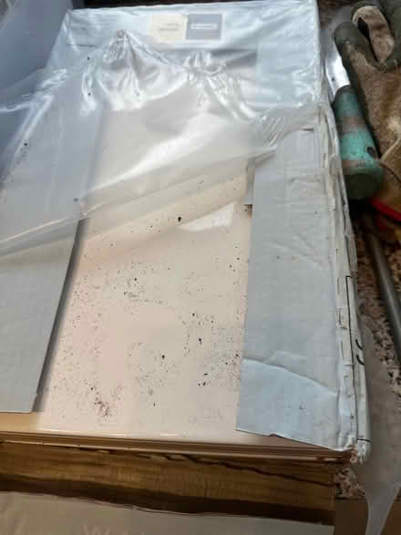 Photo of free 7 white homebase wall tiles (Coney Hall BR4) #1