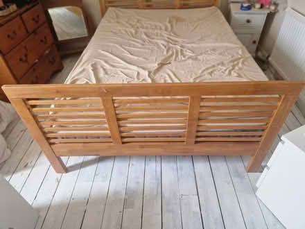 Photo of free Wooden bed frame (Ruislip HA4) #1
