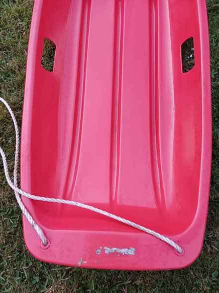 Photo of free Kids plastic red sledge (Moor Park HA6) #2