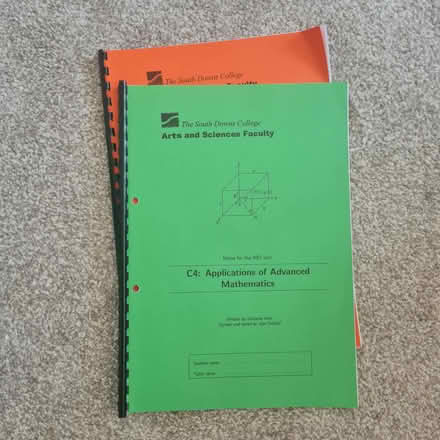Photo of free A level maths & computing booklets (Purbrook) #1