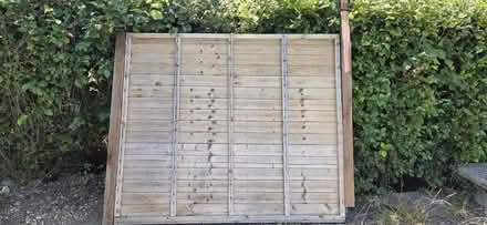Photo of free 3 fence panels. 180 x 154 cm. 6ft x 5ft (Littleworth GL5) #1