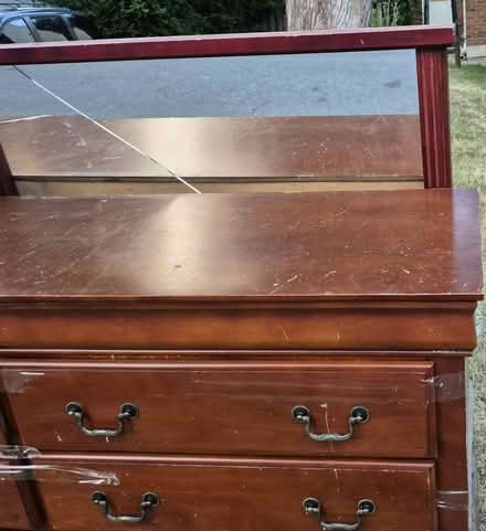 Photo of free At the Curb: dresser & mirror (Trend Arlington) #1