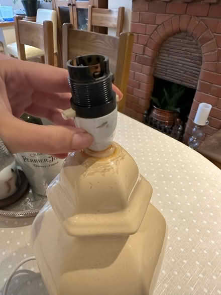 Photo of free Vintage lamp base (GU1) #3