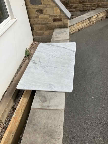 Photo of free Marble table top (Bingley BD16) #1