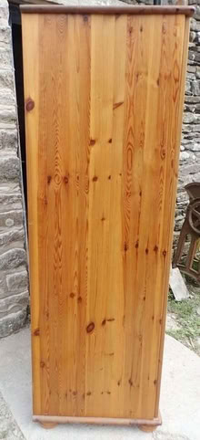 Photo of free Pine double wardrobe (Newbiggin on Lune CA17) #2