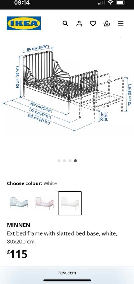 Photo of free toddler to single bed with mattress (Chatham ME5) #2