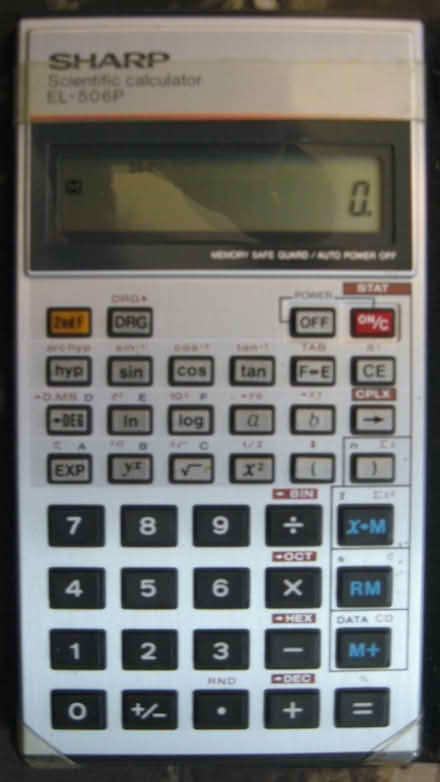 Photo of free Sharp EL-506P calculator (castro valley) #1