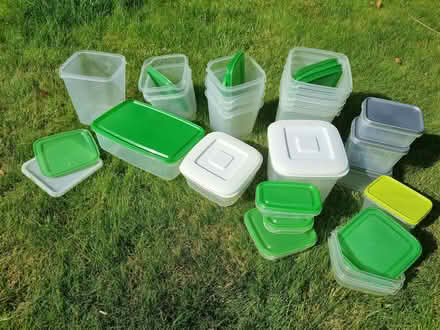 Photo of free Plastic lidded containers (AB21) #1
