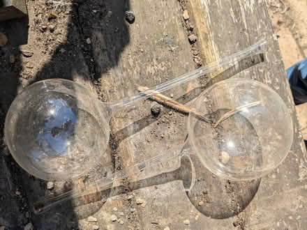 Photo of free Two glass watering globes (Caldecott OX14) #1
