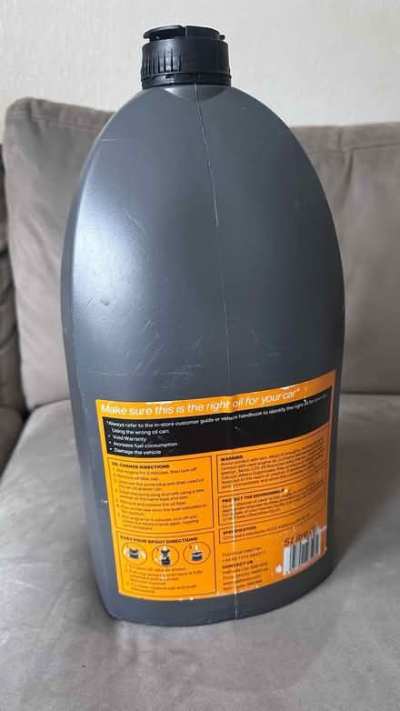 Photo of free Halfords 15w/40 motor oil (SE17) #3